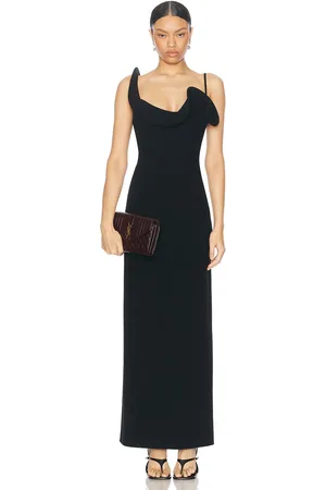 MAGDA BUTRYM Midi Dress in Black - Black. Size 38 (also in ).