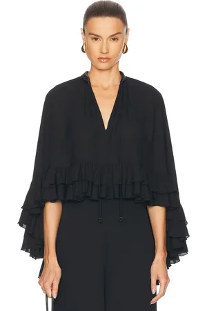 ALEXIS Cortese Top in Black - Black. Size L (also in M, S, XS).