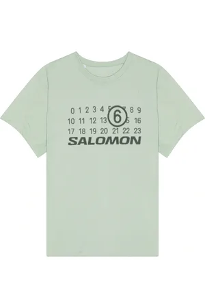 Maison Margiela X Salomon T-Shirt in Jadeite - Sage. Size L (also in S).