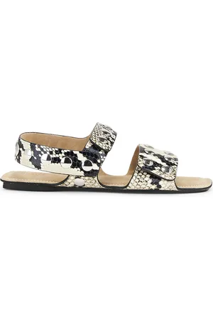 Khaite Boden Flat Sandal in Natural - Neutral. Size 36.5 (also in 37, 37.5, 38, 39.5, 41).