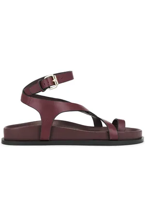 A.Emery Jalen Slim Sandal in Merlot - Wine. Size 35 (also in 36, 37, 38, 39, 40, 41).