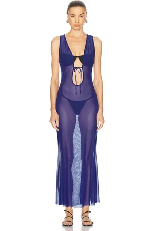 Bond Eye Harper Maxi Dress in Midnight Mesh - Navy. Size M-L (also in XS-S).