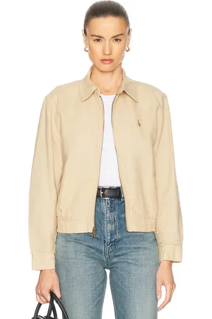 Ralph Lauren Windbreaker Jacket in Tan - Tan. Size M (also in XL, XS).