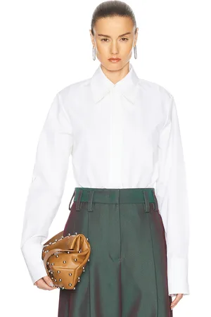 Jil Sander Tie Shirt in Optic White - White. Size 36 (also in 38, 40, 42).