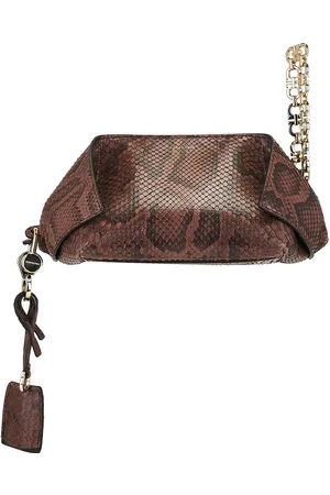 Salvatore Ferragamo Pouch in Testa Di Moro - Brown. Size all.
