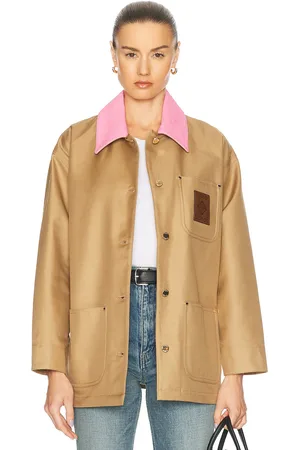 Casablanca Workwear Jacket in Beige - Brown. Size L (also in M, S, XS).