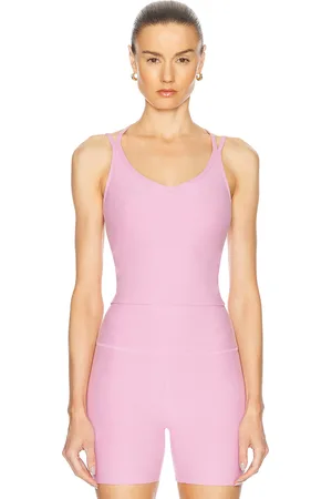 Beyond Yoga Spacedye Get Across Tank Top in Pink Haze Heather - Pink. Size L (also in M, S, XS).