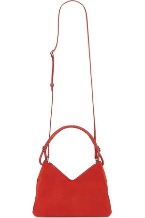 Staud Valerie Shoulder Bag in Chili - Red. Size all.