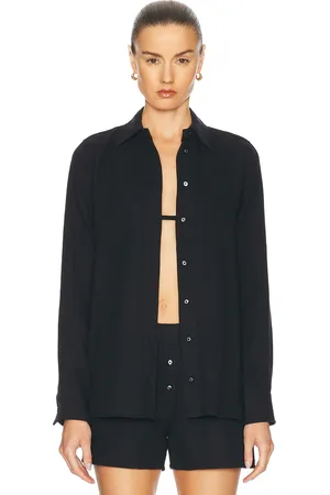 ÉTERNE Constance Top in Black - Black. Size L (also in M, S, XL, XS).