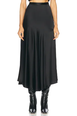 ADAM LIPPES Tess Skirt in Black - Black. Size 0 (also in 4, 6).