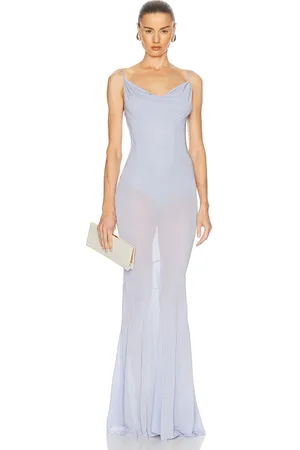ALEXANDRE VAUTHIER Sleeveless Maxi Dress in Iris - Lavender. Size 34 (also in 36, 38, 40, 42, 44).