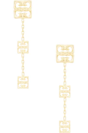 Givenchy 4G Liquid Pendant Earrings in Golden Yellow - Metallic Gold. Size all.