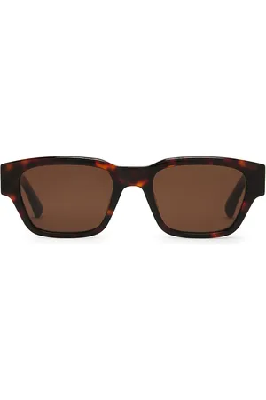 Ami Square Sunglasses in Shell - Brown. Size all.