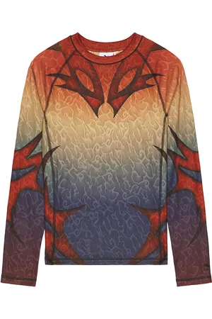PUMA X Aries Tight Top in Sand Dune - Red. Size L (also in M, S, XL).