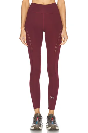 adidas Truepurpose Optime Training Leggings in Shadow Red - Burgundy. Size L (also in ).
