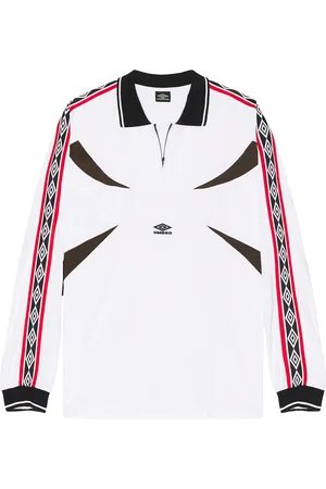 Umbro Taped Polo Washed Garment in White - White. Size XL/1X (also in ).