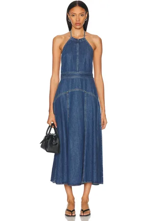 Ralph Lauren Sleeveless Day Dress in Pirra Wash - Blue. Size 10 (also in 4, 6, 8).