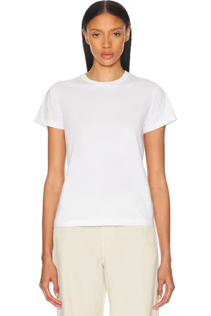 The Row Florie Top in White - White. Size L (also in M, S, XL, XS).