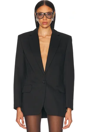 ALEXANDRE VAUTHIER Cotton Tailoring Blazer in Black - Black. Size 34 (also in 36, 38, 40, 42, 44).