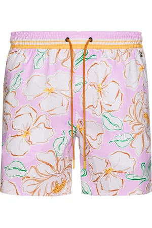 Agua Bendita Joe Swim Trunks in Pink - Lavender. Size 30 (also in 32, 34, 36, 38).