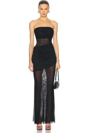Bananhot Aqualina Dress in Black - Black. Size L (also in M, S, XS).