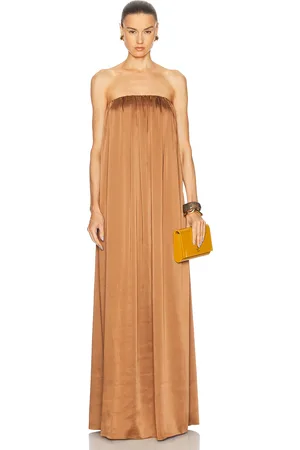 SER.O.YA Monique Maxi Dress in Terracotta - Brown. Size L (also in M, S, XL, XS).