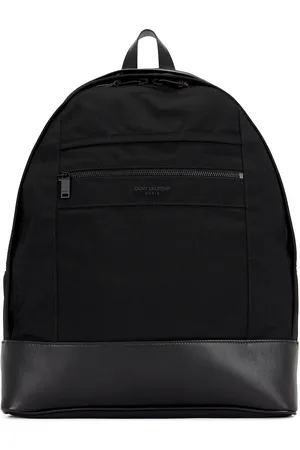 Saint Laurent City Backpack in Black - Black. Size all.