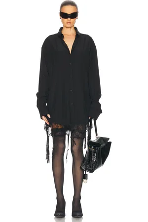 Balenciaga Lingerie Shirt in Black - Black. Size 40 (also in ).