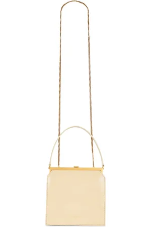 Saint Laurent Nuit Blanche Chain Bag in Vanilla Dust - Cream. Size all.