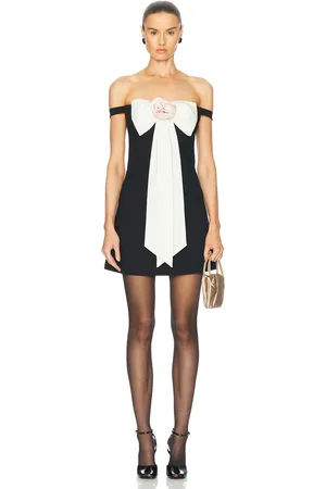 SANDY LIANG Tulips Dress in Black - Black. Size 8 (also in ).