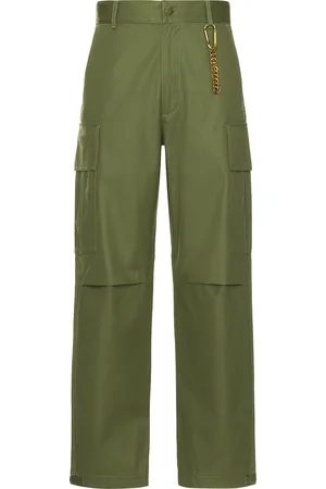 DARKPARK Saint Heavy Twill Cargo Pants in Military Green - Green. Size 48 (also in ).
