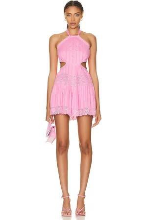 LOVESHACKFANCY X REVOLVE Bohima Dress in Desert Rose - Pink. Size 10 (also in ).