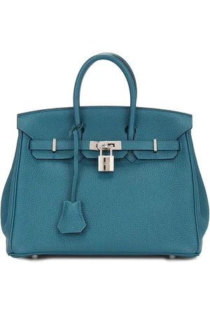 Hermès Birkin 25 Handbag in Colvert - Blue. Size all.