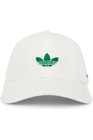 adidas X Sporty & Rich Baseball Cap in White & Green - White. Size all.