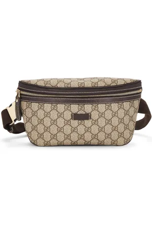 Gucci GG Supreme Belt Bag in Brown - Brown. Size all.