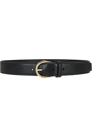 Saint Laurent Ceinture Croissant De Lune Belt in Nero - Black. Size 65 (also in 70, 75, 80, 85, 90).