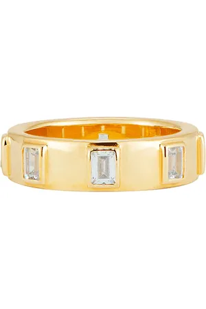 mega Chambers Ring in 14k Yellow Gold Plated - Metallic Gold. Size 6 (also in ).