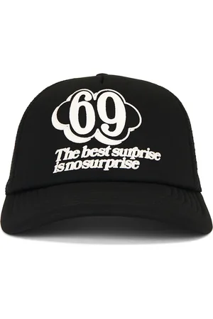ARIES No Suprise Trucker Cap in Black - Black. Size all.
