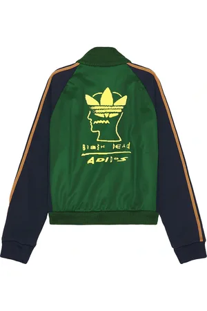 adidas X Brain Dead Track Top in Amazon Green - Green. Size L (also in M, S, XL/1X).