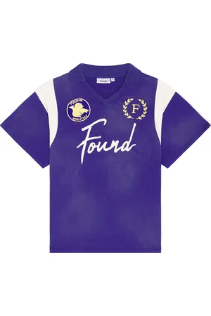Found Premier League Jersey in Eggplant & Cream - Purple. Size L (also in M, S, XL/1X).