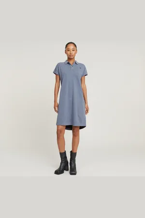 G-Star Seam Detail Polo Dress - - Women