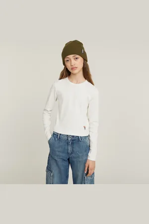 G-Star Girls Top Slim Crop - - girls