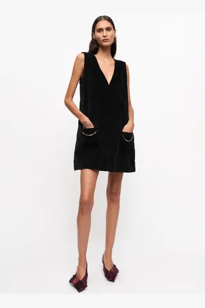 Ganni Corduroy Mini Dress in Size 8 Women