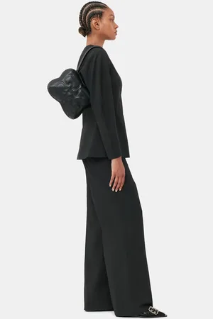 Ganni Butterfly Top Handle Bag in Women