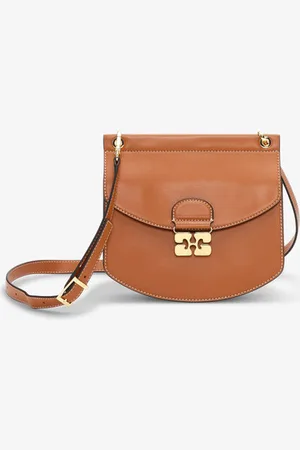 Ganni Caramel Small Apo-G Bag in Caramel Café Women