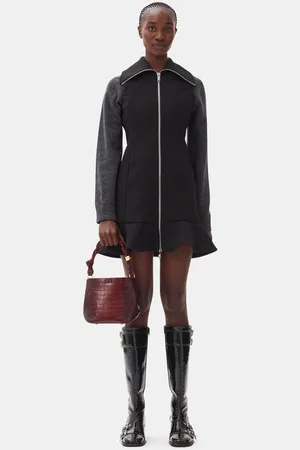 Ganni Croco Bou Bucket Bag in Women