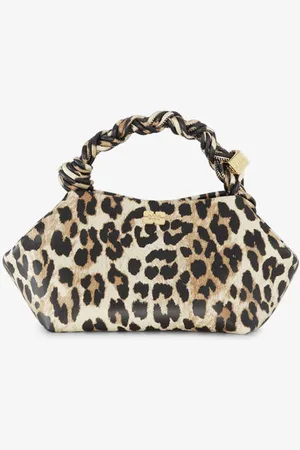 Ganni Leopard Small Bou Bag Women