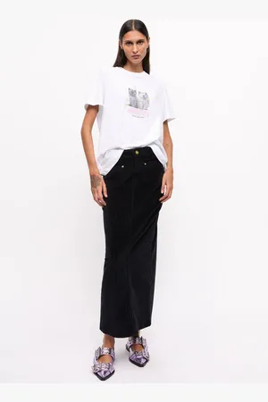 Ganni Corduroy Maxi Skirt in Size 10 Women