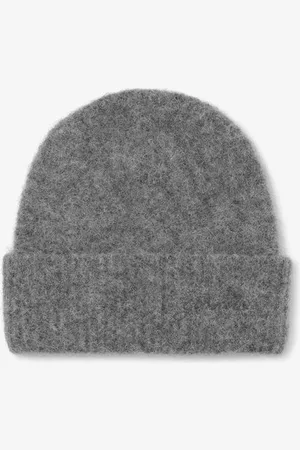 Ganni Soft Wool Beanie in Paloma Melange Women
