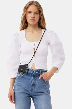 Ganni Bou Wallet On Strap in Women